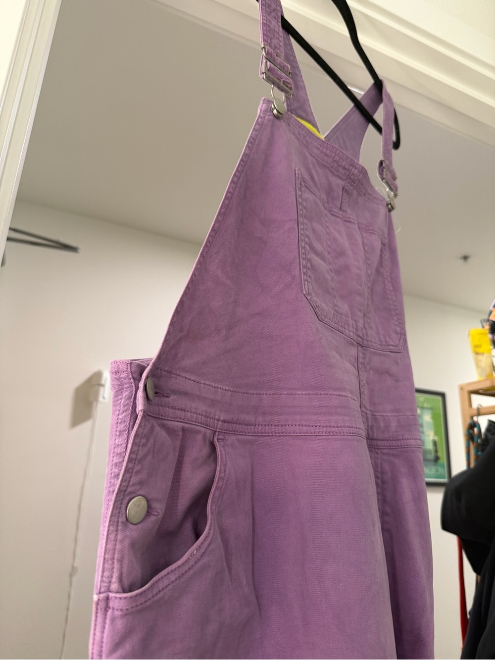 Wildfang Purple Ombre Cotton Overalls - Size 2X - Picture 4 of 6